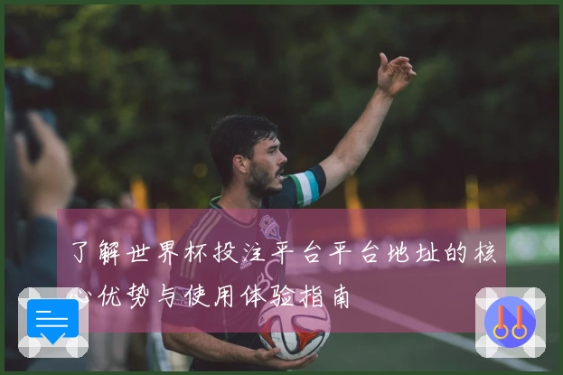 了解世界杯投注平台平台地址的核心优势与使用体验指南